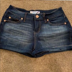 No Boundaries Stretchy Denim Shorts